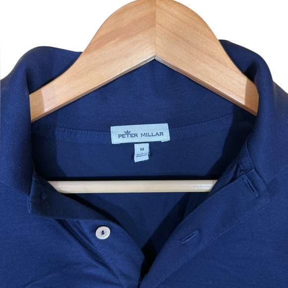 Peter Millar Sea Island Polo Dark Blue SzM - Picture 4 of 10